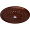 Ekena Millwork Palmetto Ceiling Medallion (Canopies up to 7 5/8"), 31 1/2"OD x 3 5/8"ID x 1 3/4"P, Antique Copper CM31PMACS - alternate 3